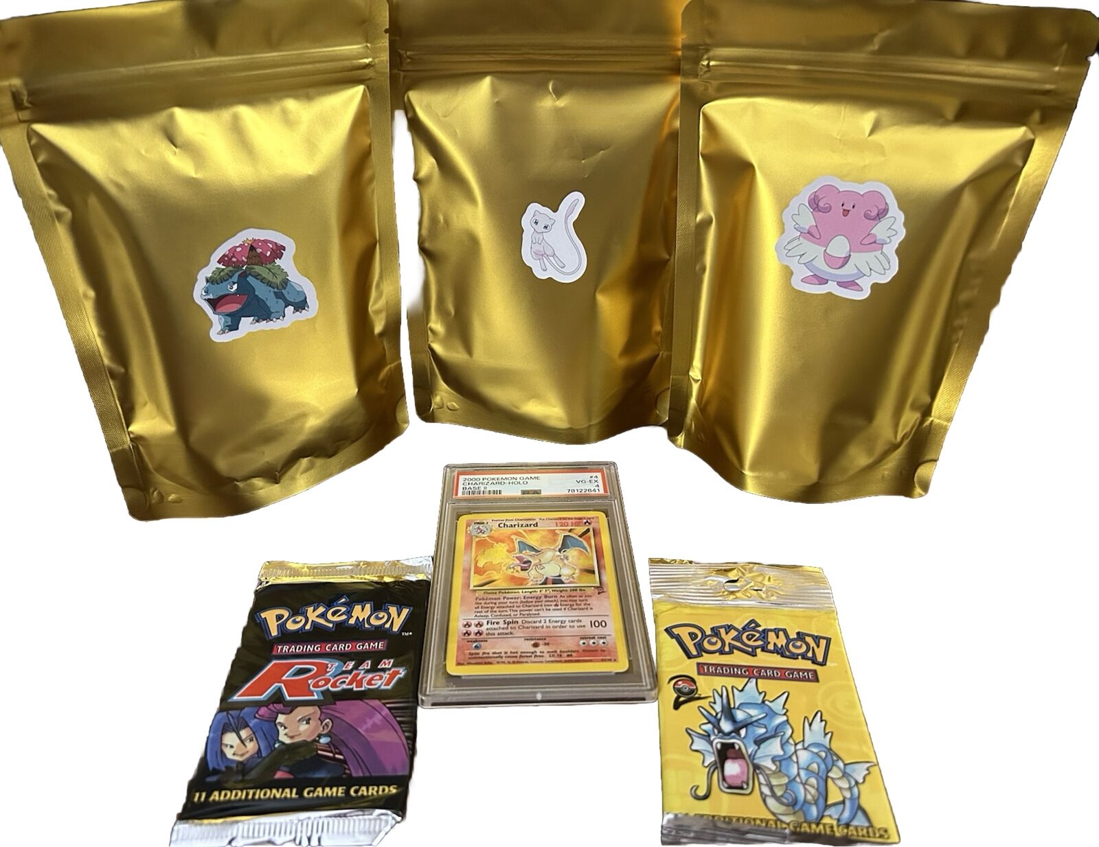 Pokémon Mystery Bags PSA Graded Vintage Holos Vintage Packs Vintage Singles
