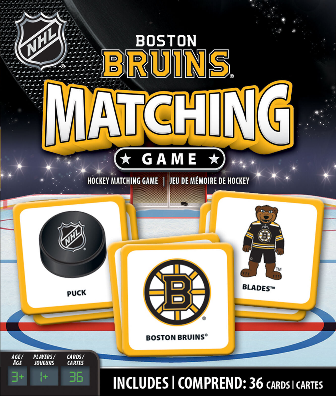 MasterPieces - Boston Bruins - Officially Licensed NHL Matching Card Game