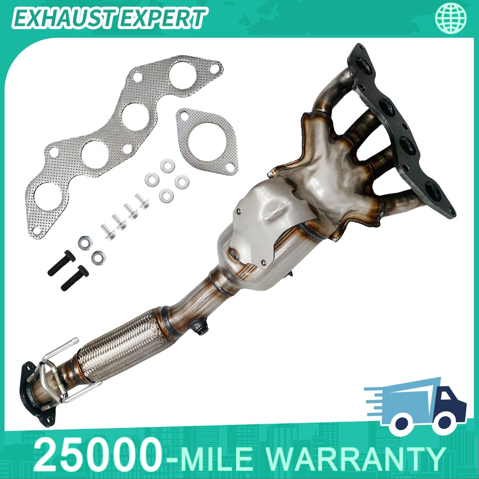 For Ford Focus 2.0L 2012-2016 2017 2018 Exhaust Manifold Catalytic Converter