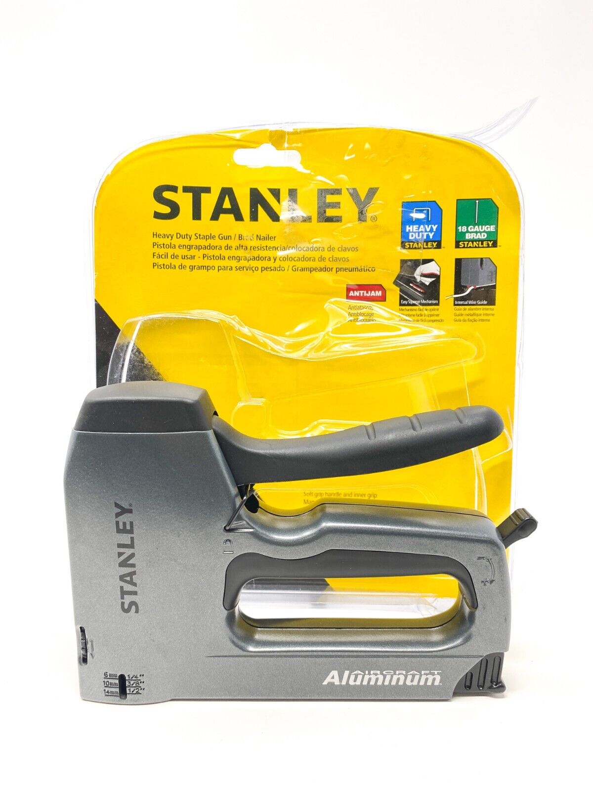 STANLEY SharpShooter Plus Nail Gun, Heavy Duty, Gray/Black (TR250)