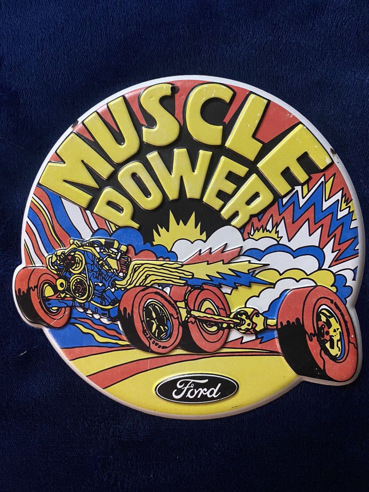 FORD - Muscle Power - Vintage Reproduction - Metal Sign