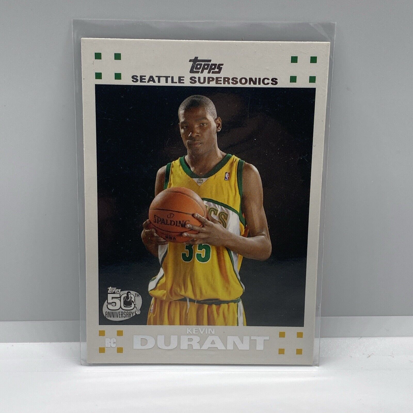 🔥Kevin Durant 2007-08 Topps - Retail Factory Set Rookie Set White #2  (RC)🔥