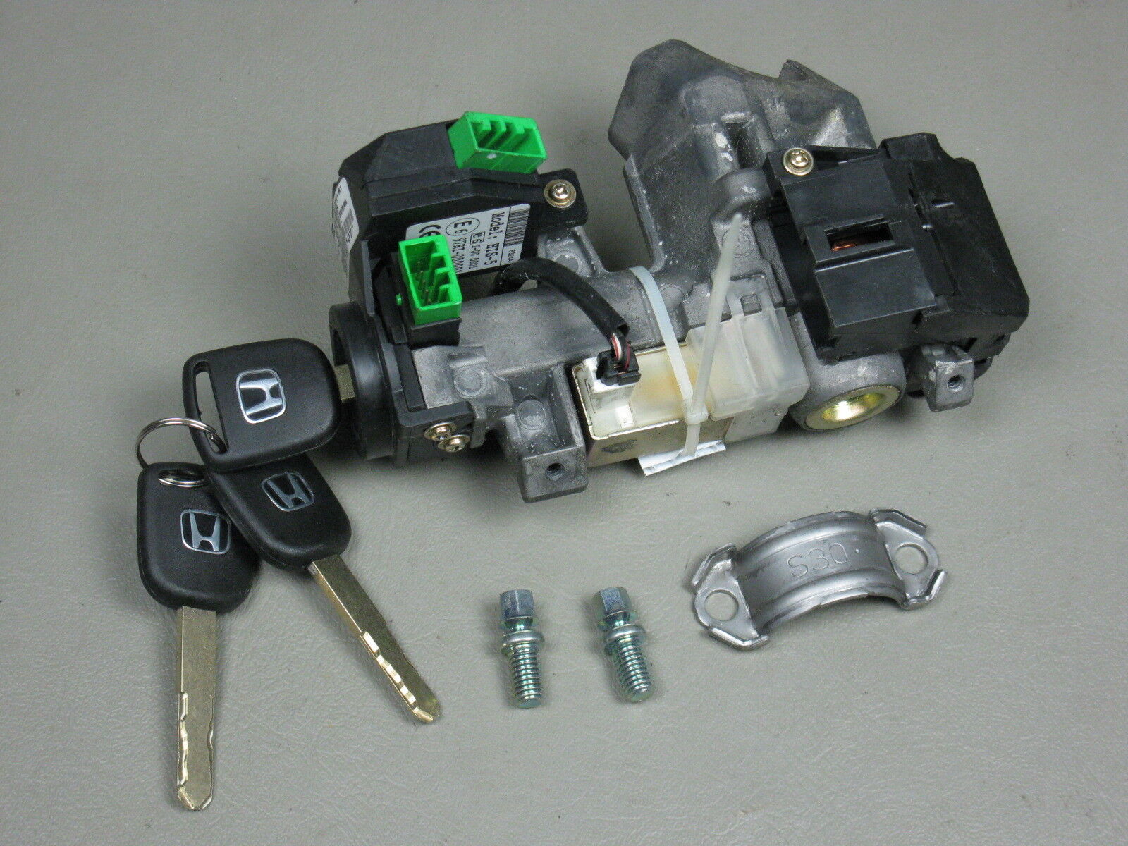 03 04 05 Honda Civic OEM Ignition Switch Cylinder Lock Automatic Trans 3 KEY