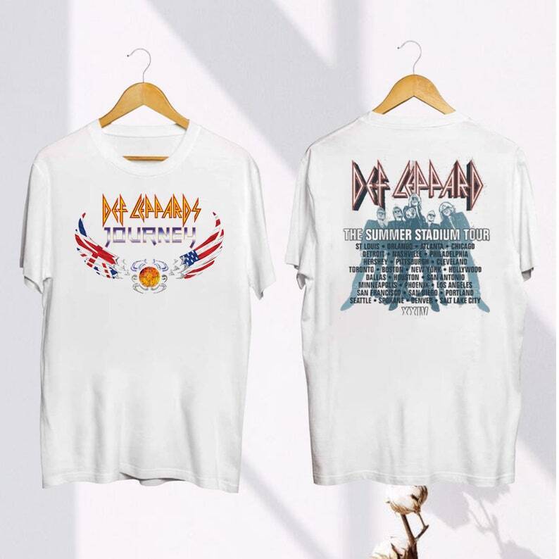2024 Summer Stadium Tour Def Leppard And Journey Shirt, Def Leppard Fan Shirt