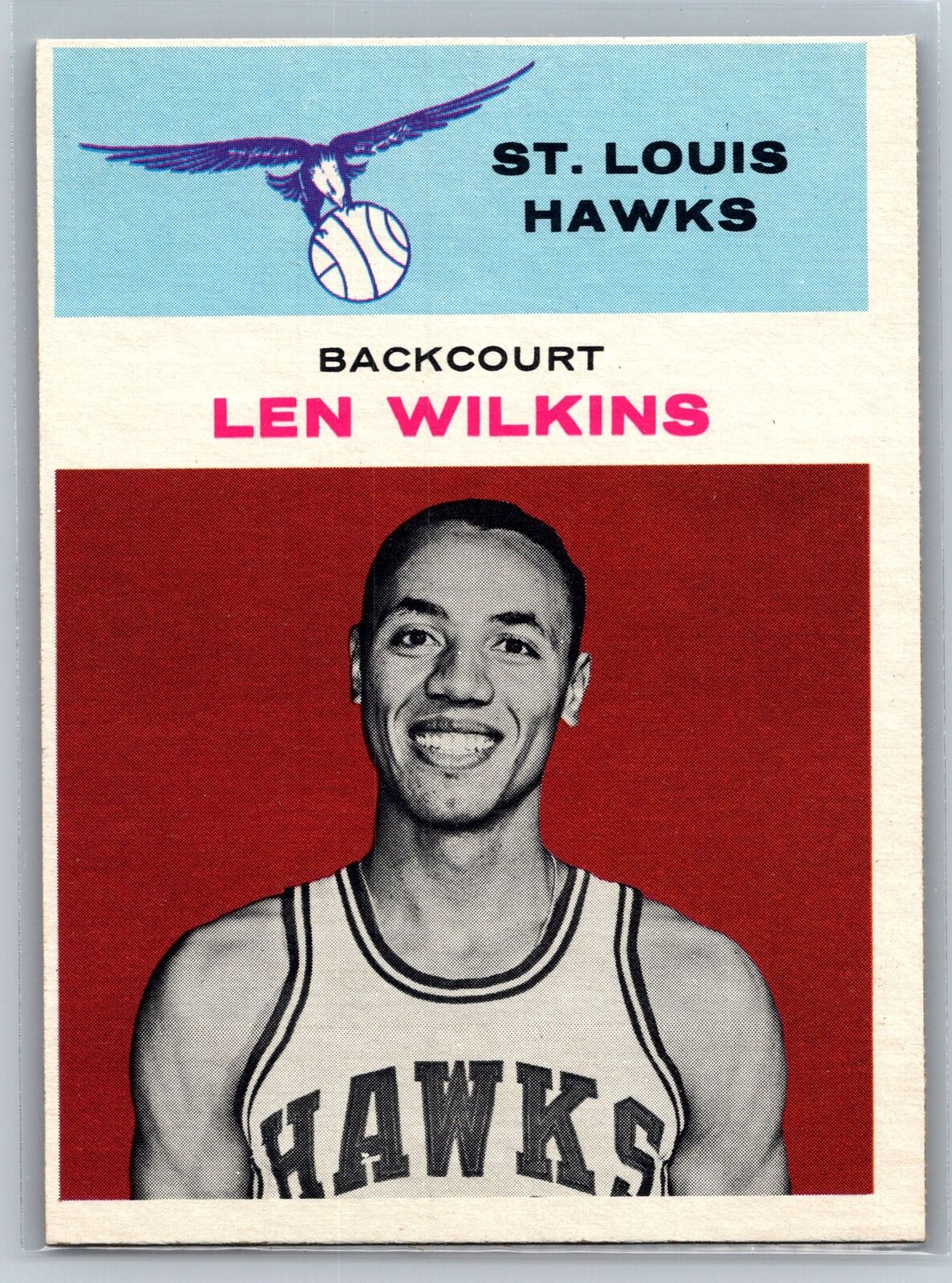1961-62 Fleer #44 Len Wilkens RC