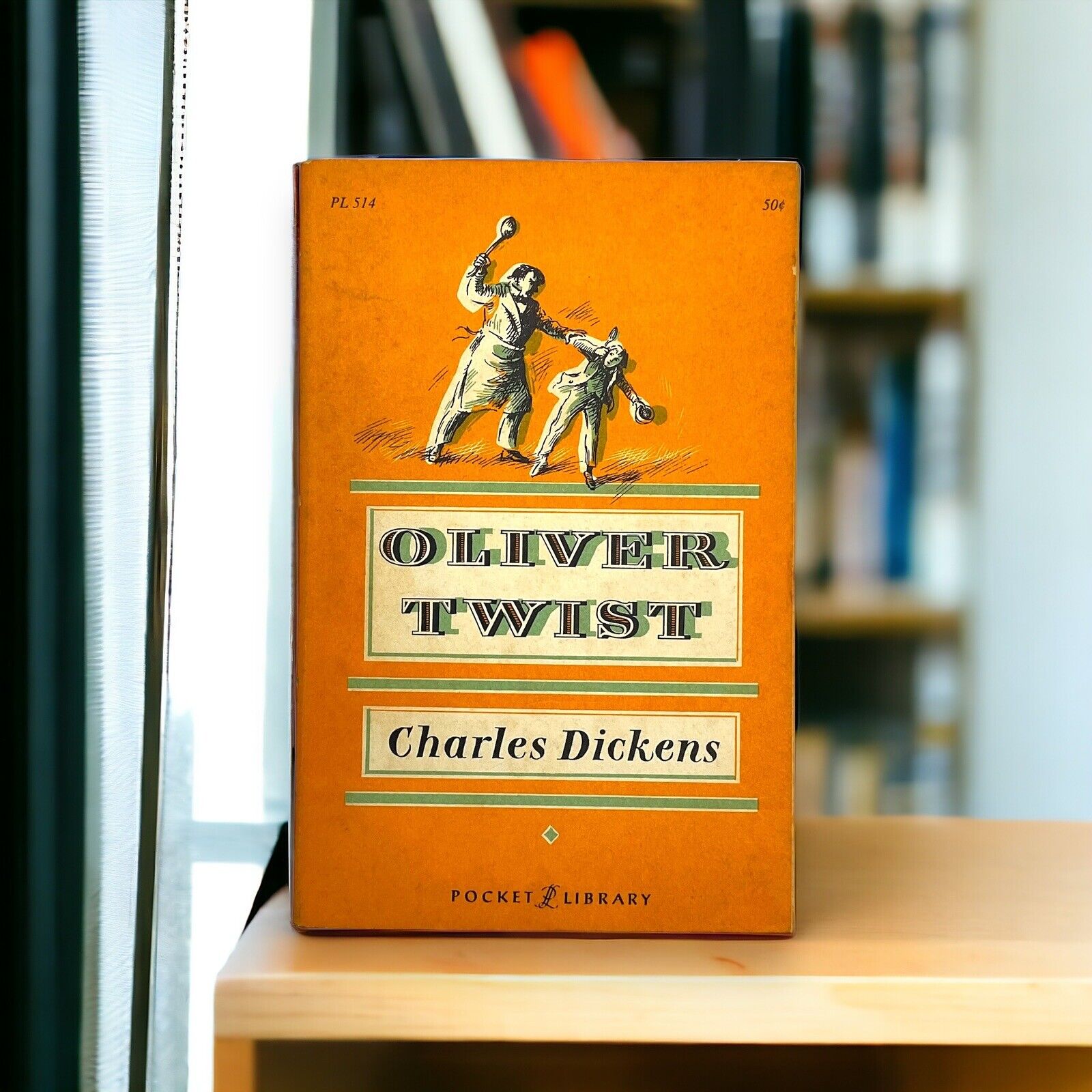 Vintage Book ~ Oliver Twist by Charles Dickens Pocket Library 1957