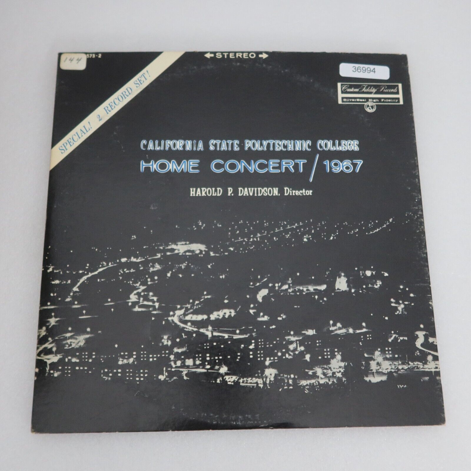 Hp Davison Cal Poly 26Th Annual Home Concert 1967 LP Vinyl Record Album
