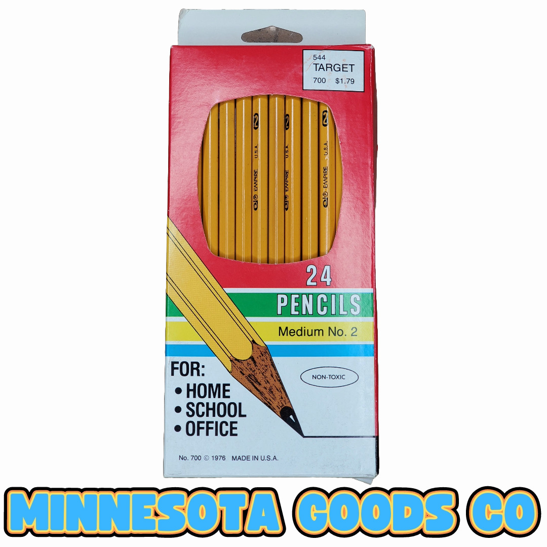 Vintage Empire Pencils #700 24 Pack Med No.2 Made in USA 1976