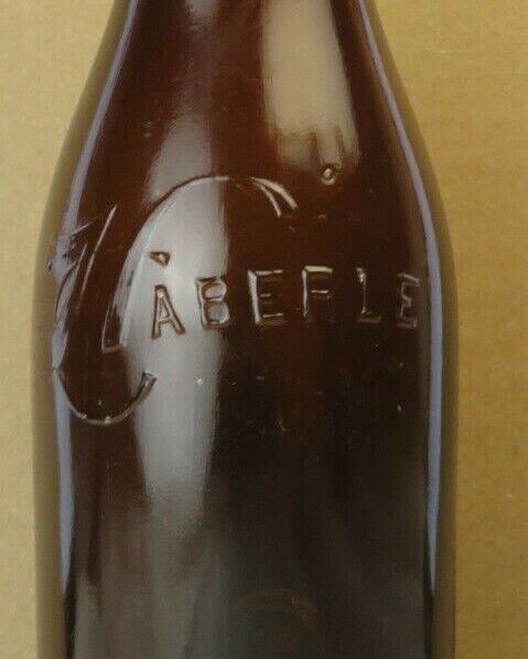 Haberle Congress Syracuse, NY Amber Crown Top Beer Bottle 13 1/2 Fl. Oz. 