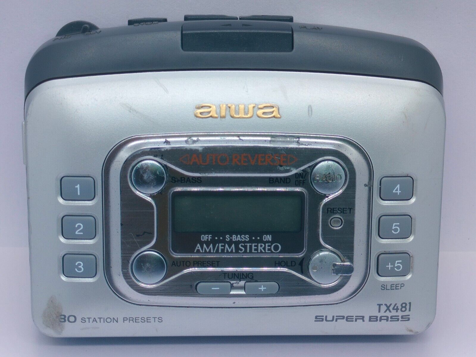 Aiwa TX 481 Walkman Cassette player Working read Used