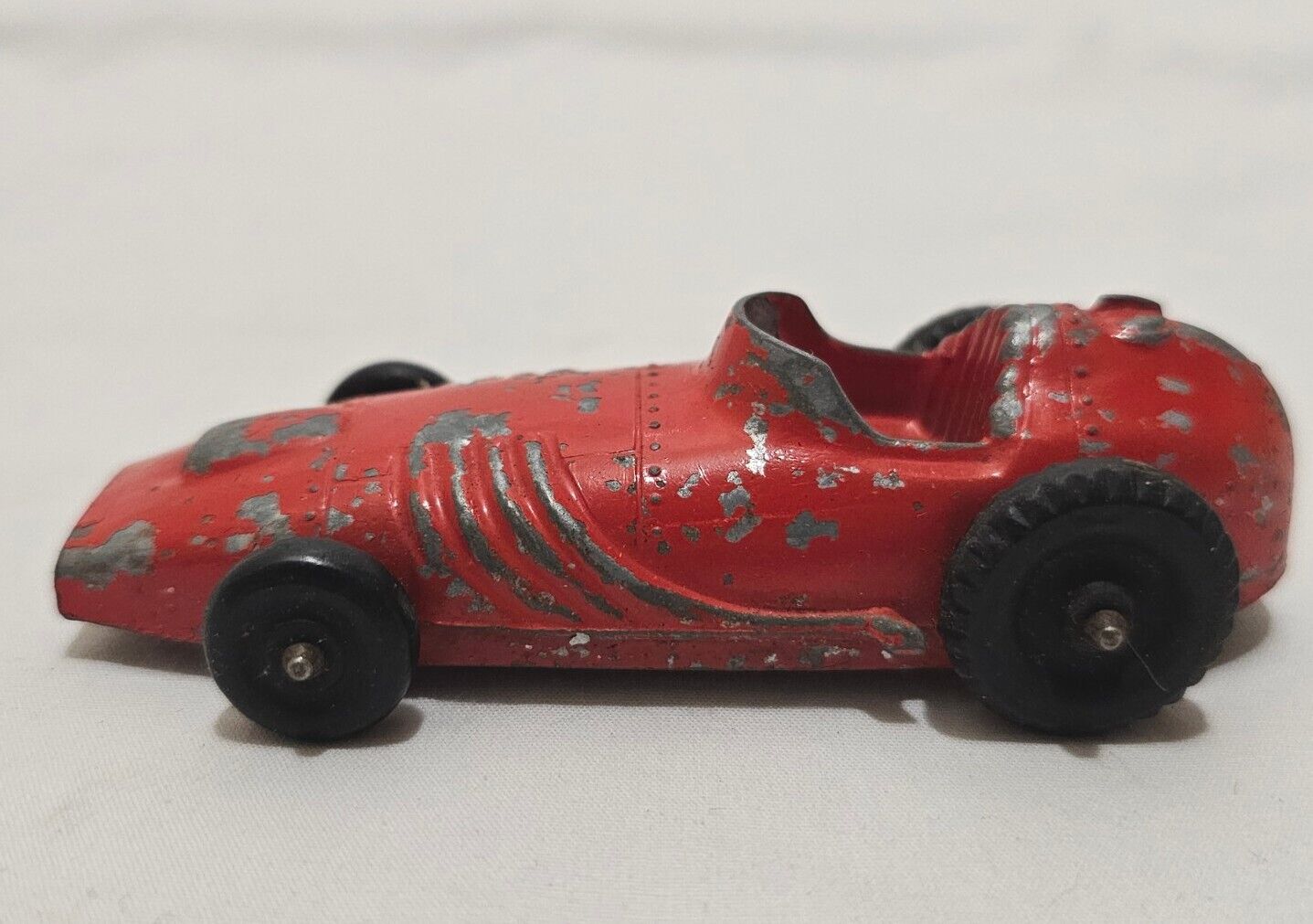 Vintage Red Diecast HUBLEY Race Car #765 Antique Lancaster PA