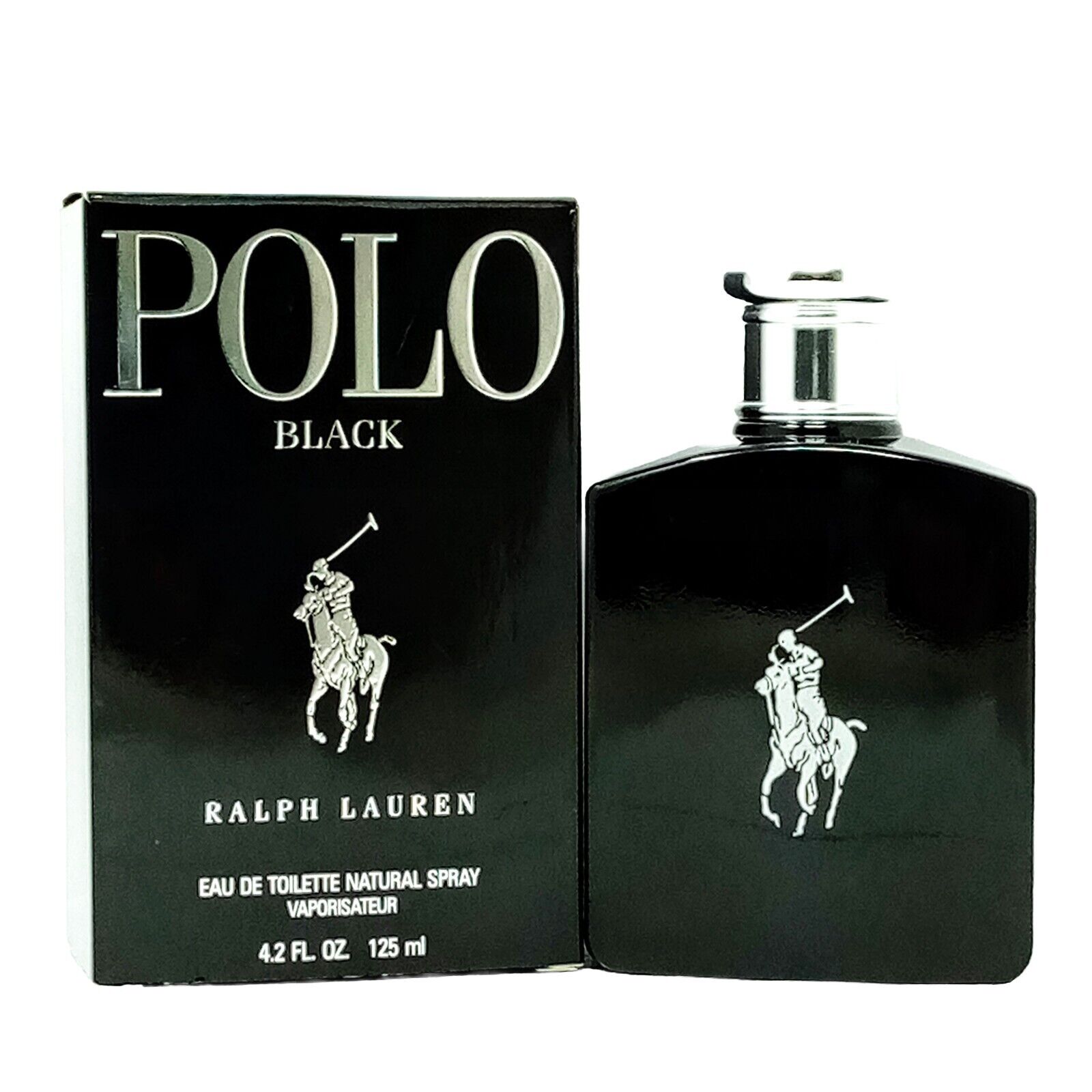 Ralph Lauren Polo Black - Bold 4.2oz Men\'s EDT, New in Sealed Box