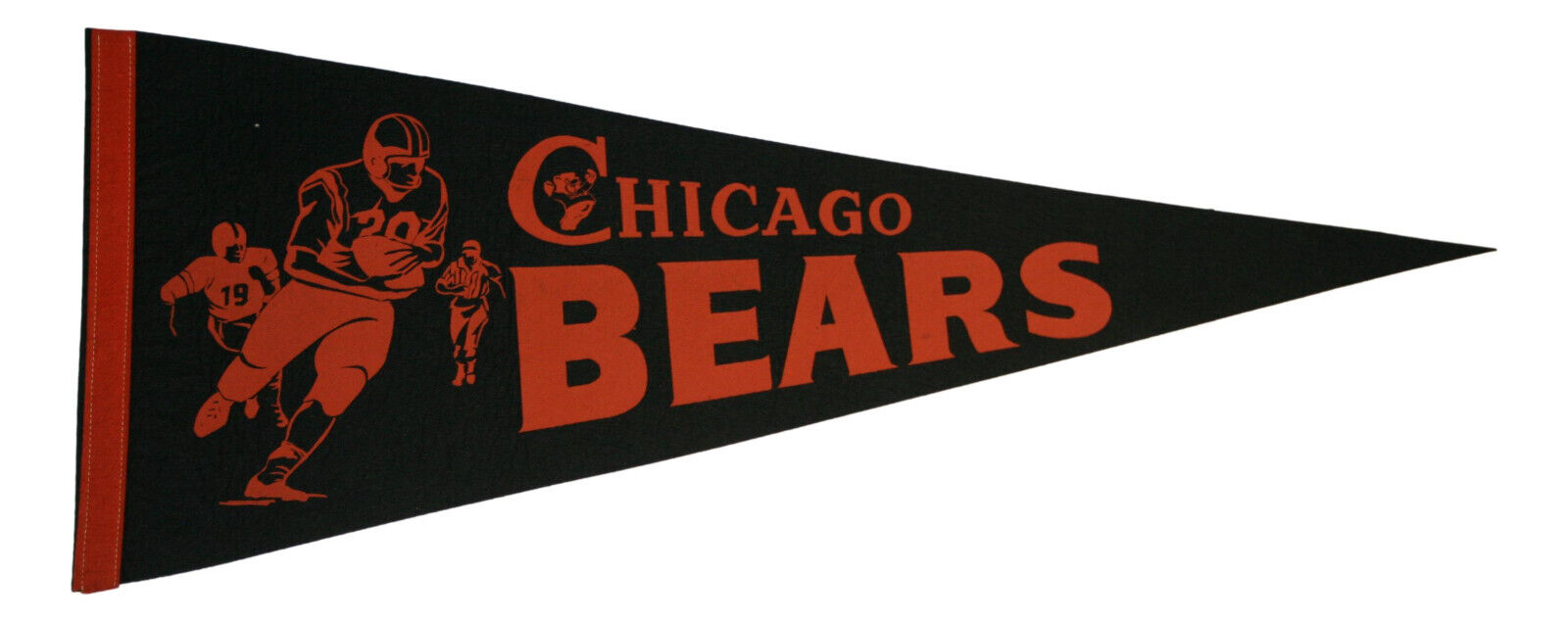 Vintage 1950s Chicago Bears Pennant 30x12\
