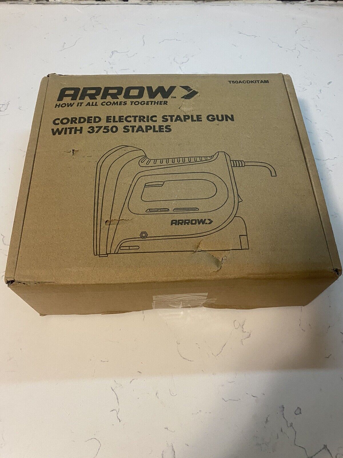 Arrow ET501F Corded 5-in-1  Electric Staple and Nail Gun + Arrow T50acd