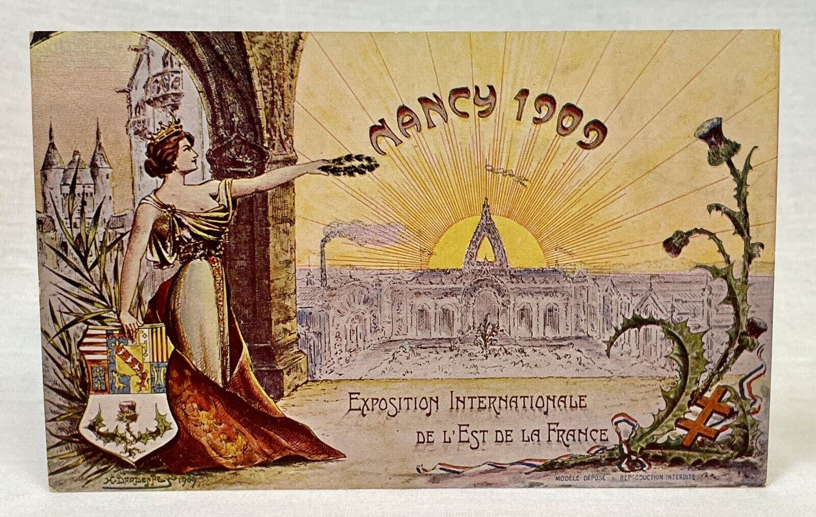 Universal Exhibition Of Nancy 1909 | Palais des Fêtes | Eastern France | Nouveau