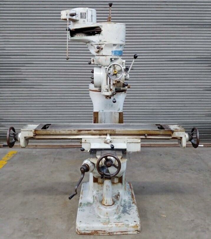 WELLS INDEX 1HP MILLING MACHINE R8 SPINDLE