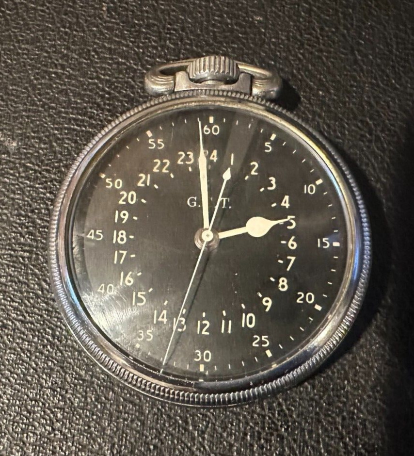 Hamilton WW2 4992B Military  Navigation Pocket Watch 22jewels 1941