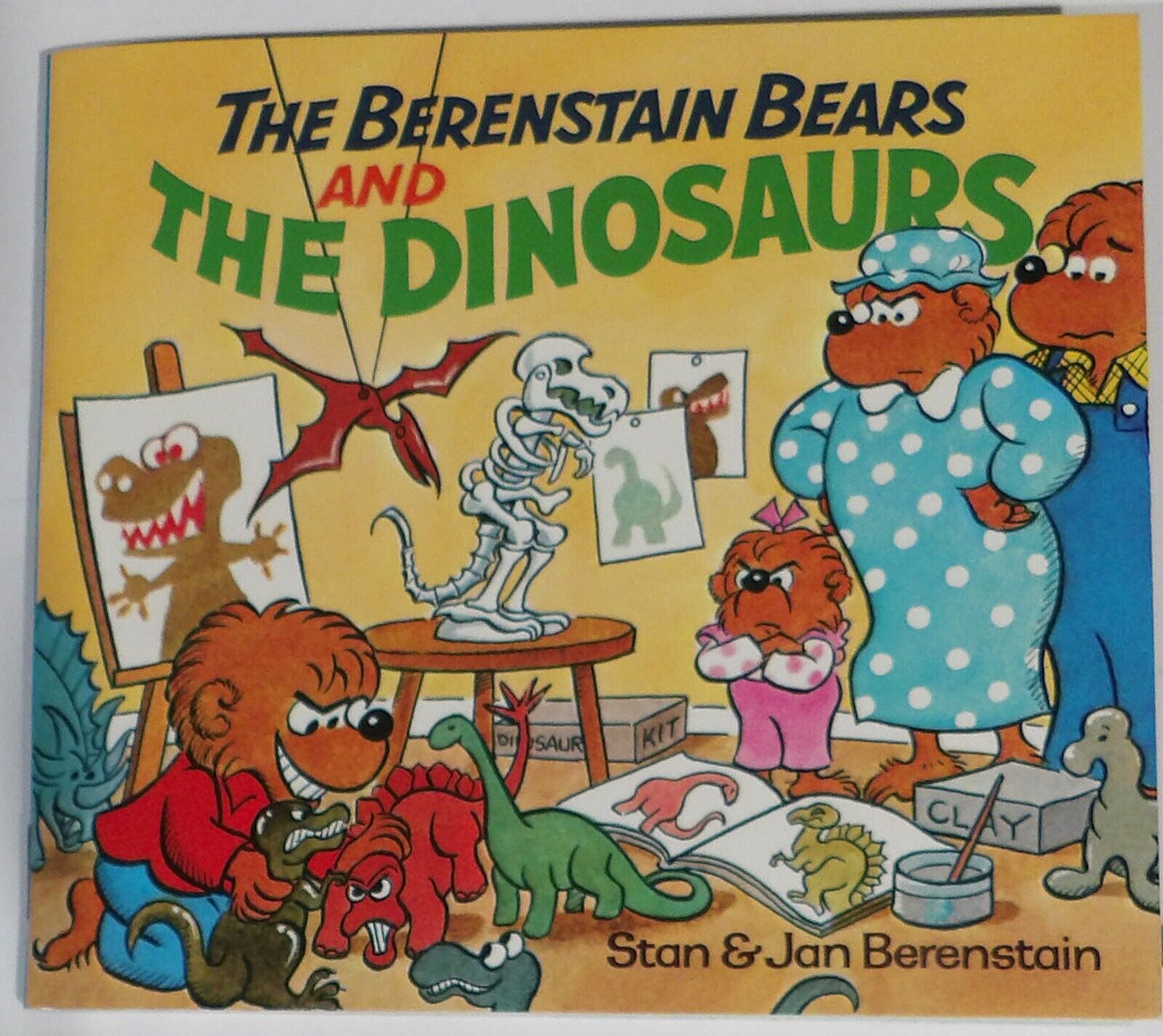 The Berenstain Bears and THE DINOSAURS 1984 NEW OLD STOCK Random House