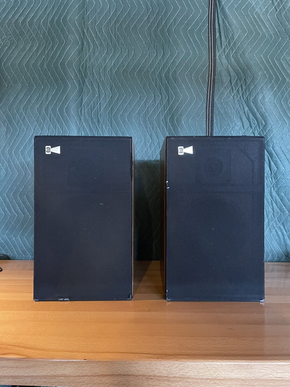 UNTESTED Vintage Pair Of Rogers Sound Lab Speakers RSL Speakers AS IS NOT TESTED