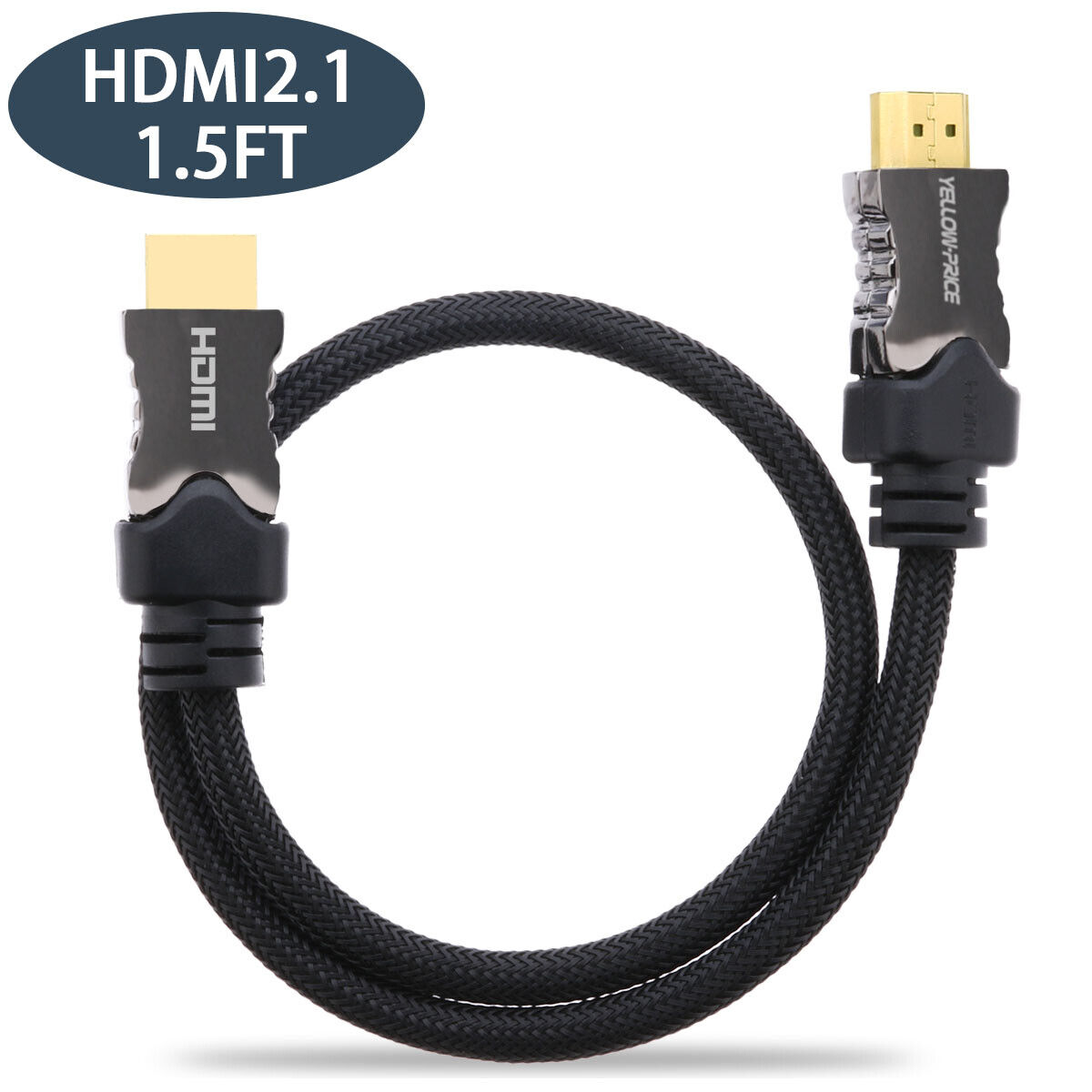 8K Fiber Optic HDMI Cable 2.1 Lot (8K@60Hz, 4K@120Hz, 48Gbps) HDCP2.2, 4:4:4 HDR