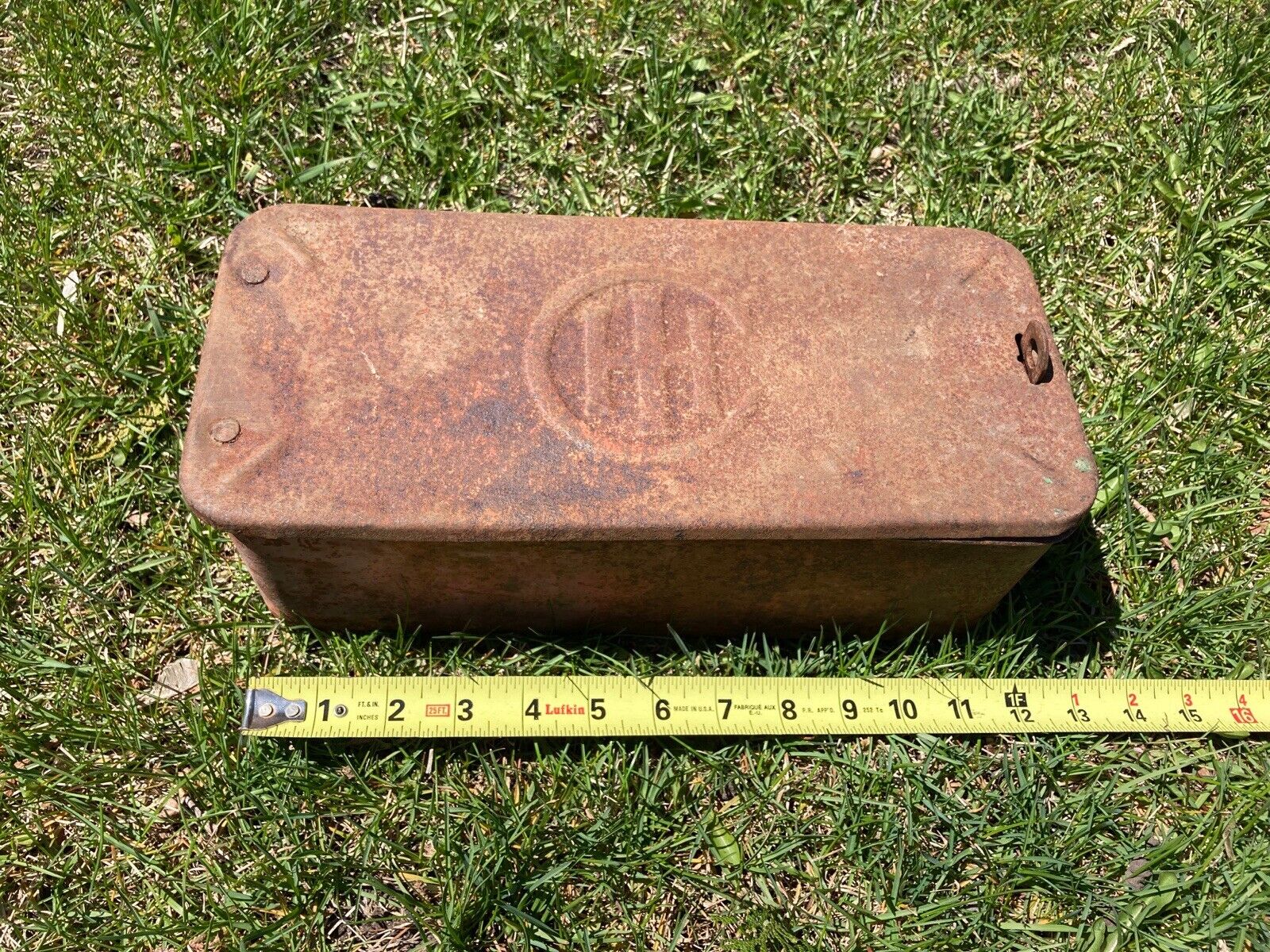 International Harvester IH Tractor Toolbox 12.5 In Original Implement Machinery