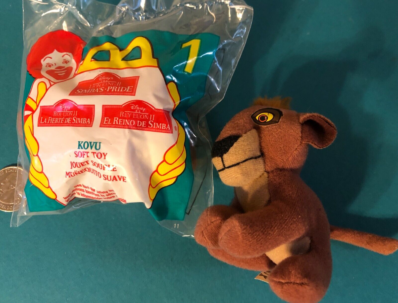 Lion King II Simba\'s Pride 1998 McDonald\'s Happy Meal Toys NEW & USED