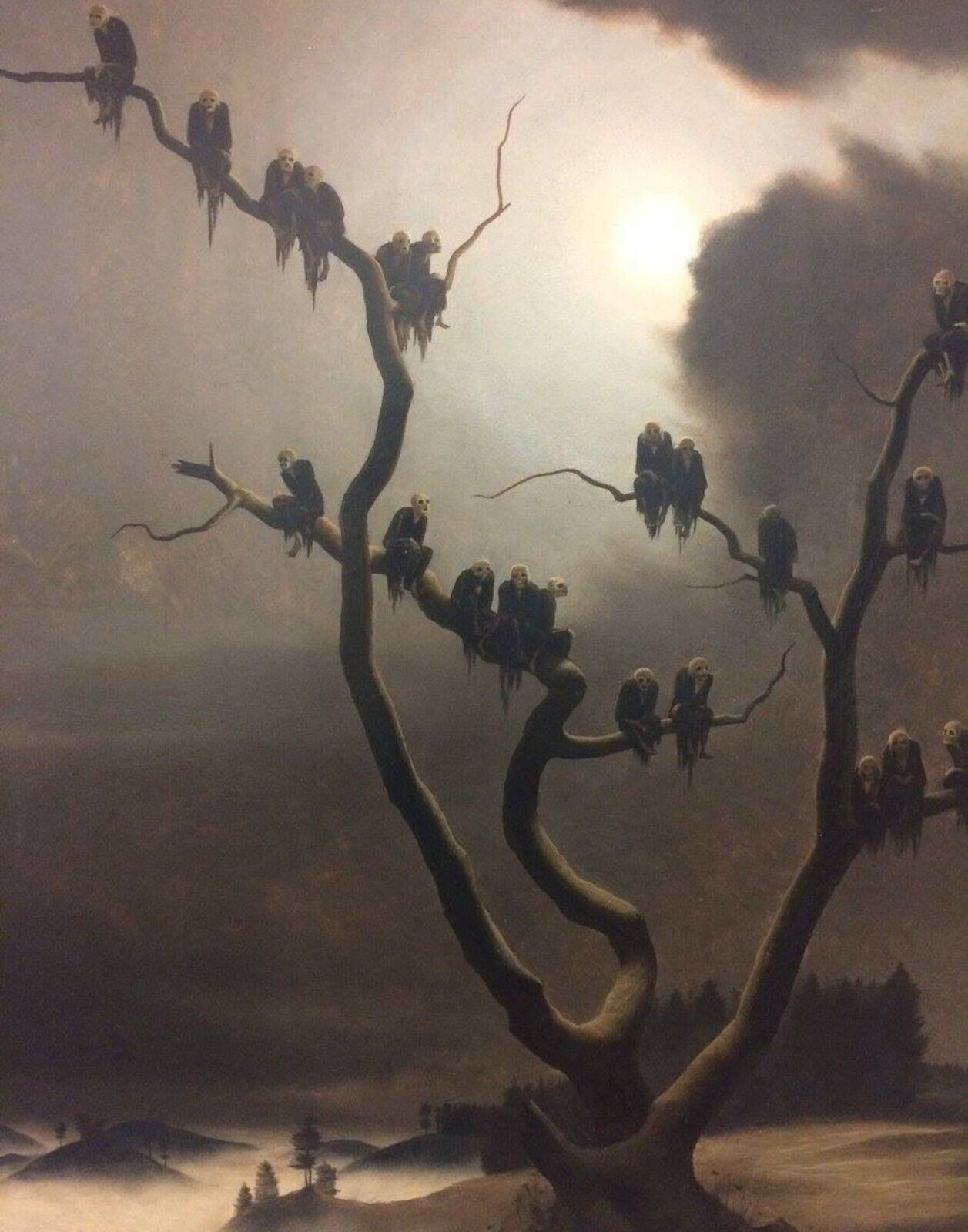 Ghosts on a Tree by Franz Sedlacek art painting print