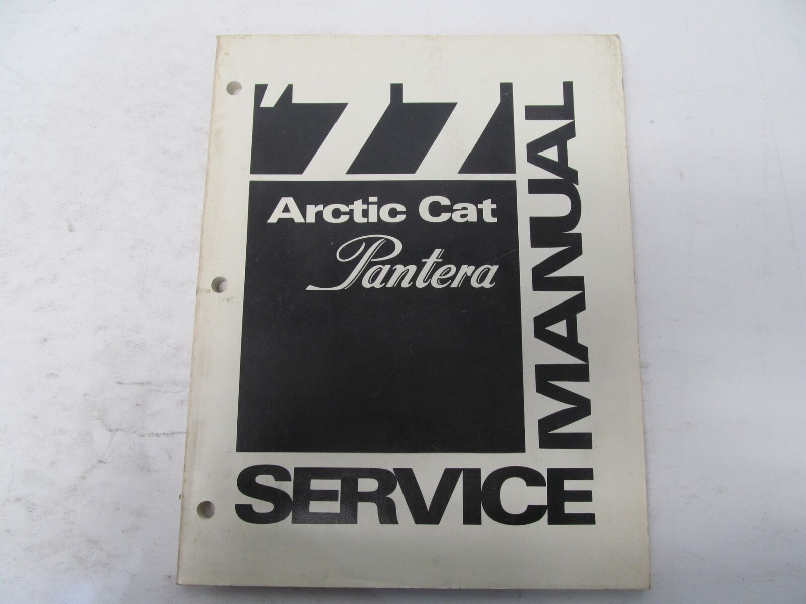 1977 ARCTIC CAT PANTERA SERVICE MANUAL P/N 0153-124