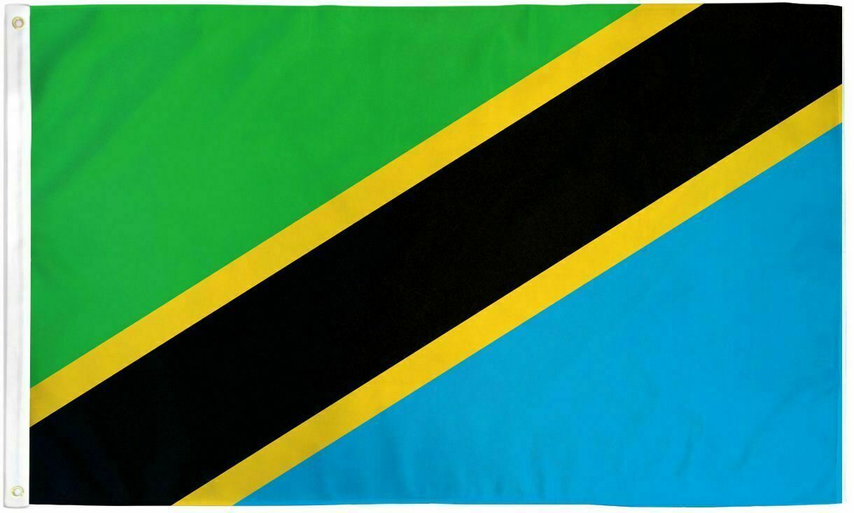 Flag of Tanzania 3x5 ft Country Nation Africa Tanzanian Kilimanjaro Republic of