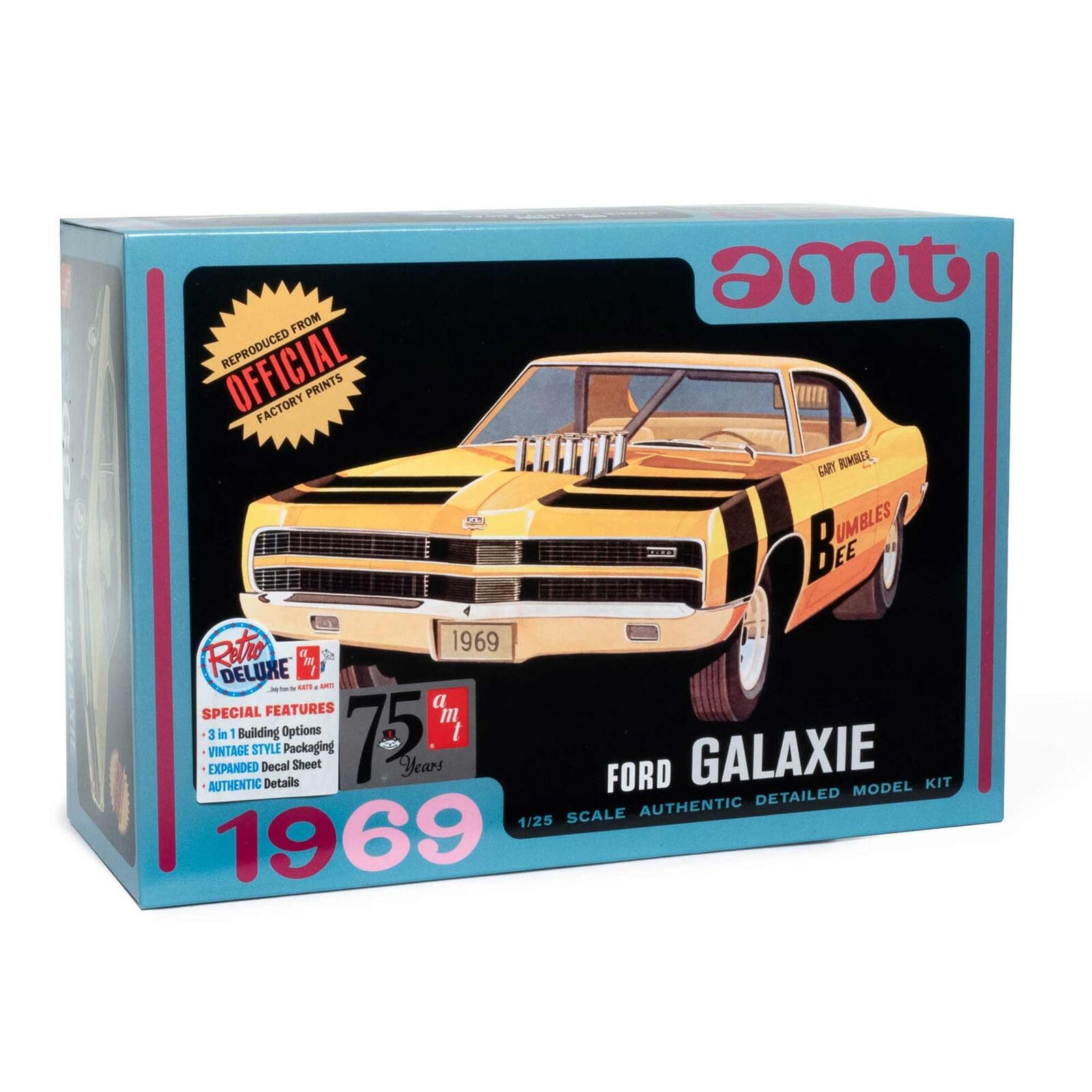 AMT 1969 Ford Galaxie Hardtop 1/25 AMT1373 Plastics Car/Truck 1/24-1/25