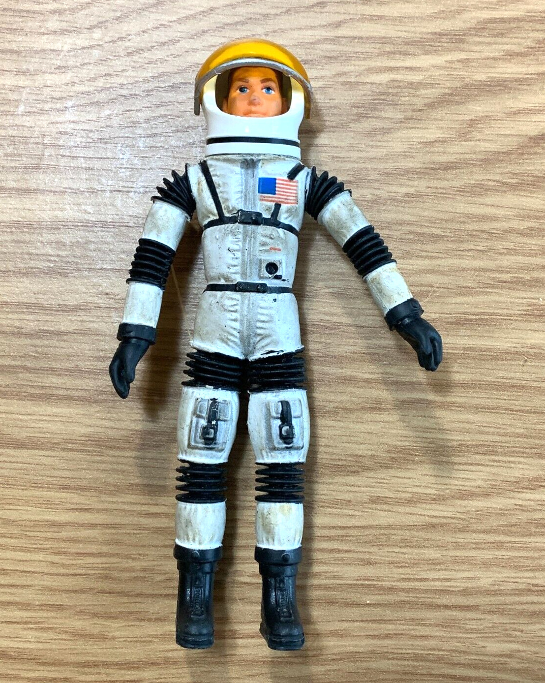 Vintage Major Matt Mason Astronaut Space Action Figure Mattel 1966 White Helmet