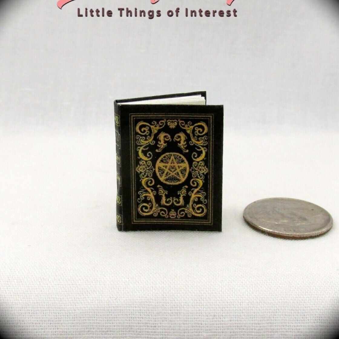BEAUCHAMP GRIMOIRE SPELL BOOK Miniature Dollhouse 1:12 Scale Witches East End