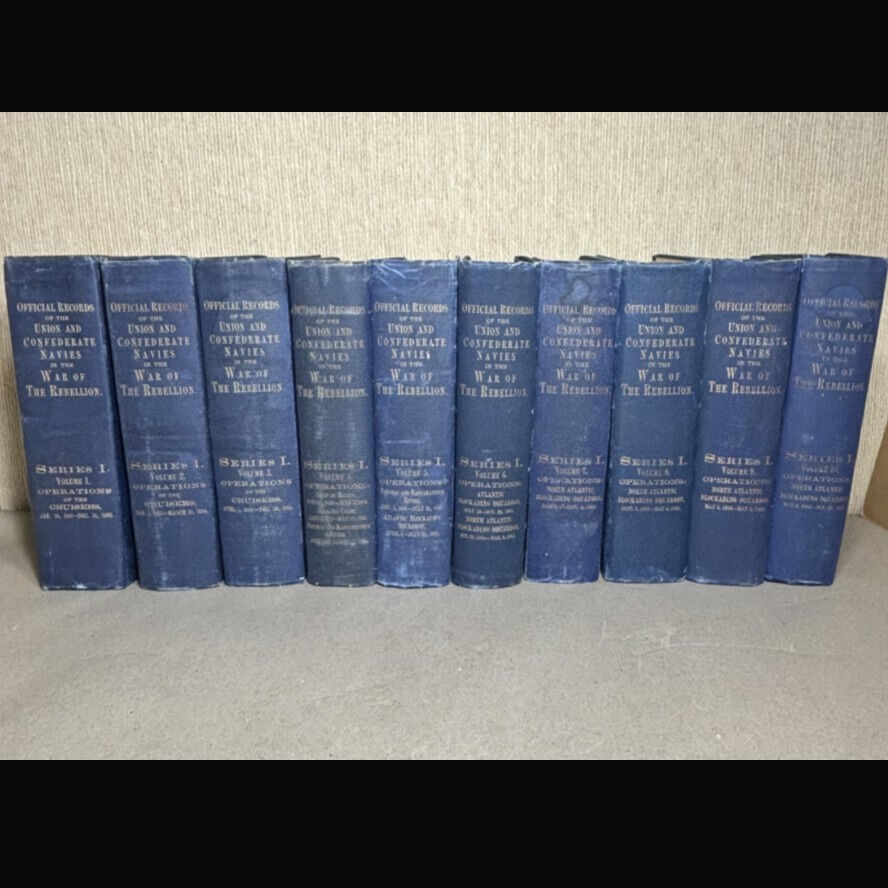 29 Vol Civil War Of The Rebellion Official Records of Union Confederate NAVIES