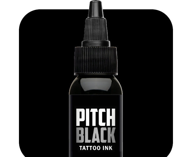 PITCH BLACK Concentrate ETERNAL Tattoo Ink Packing Shading Mixing GreyWash Color