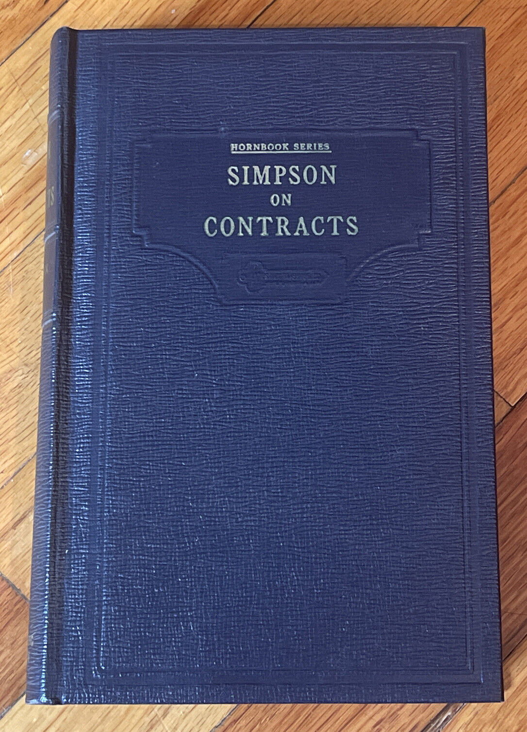 1954 Vintage Handbook of the Law of Contracts Lawrence Simpson Hornbook 1st Ed.