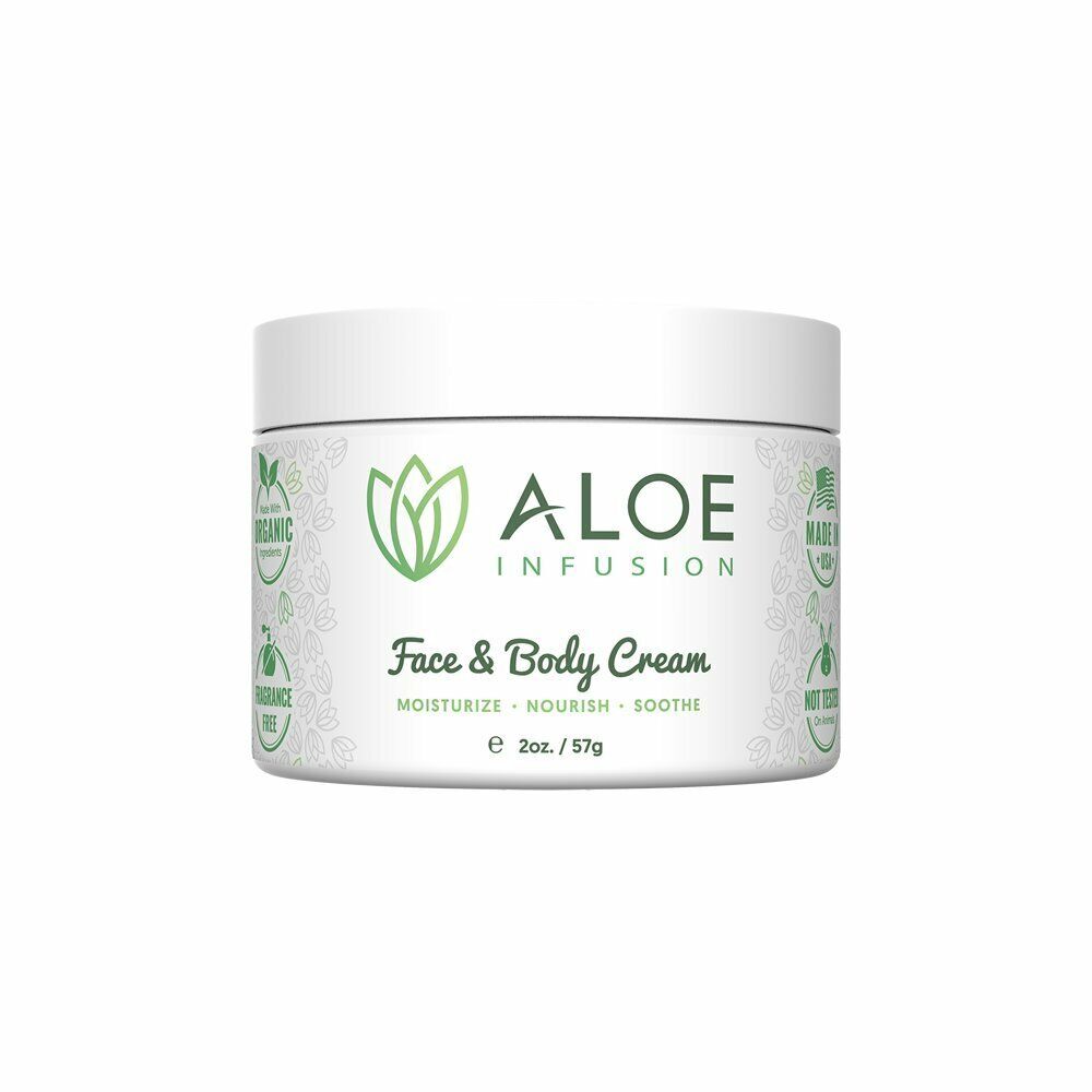 Aloe Infusion Body and Face Moisturizer - Natural Moisturizing Cream