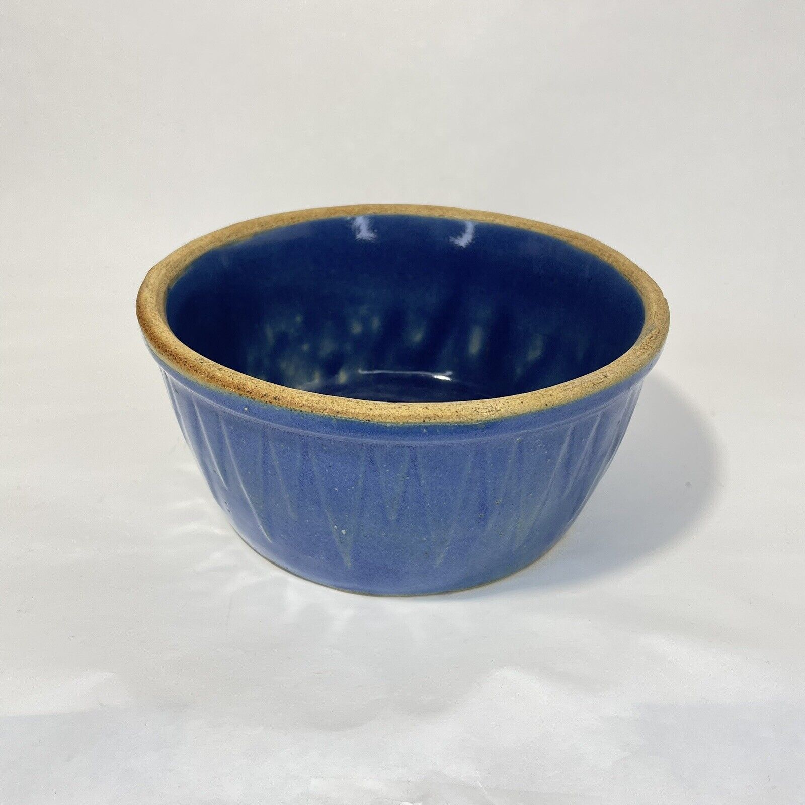 Ruckel\'s Pottery 1870 ~ Icicle Blue Stoneware Bowl