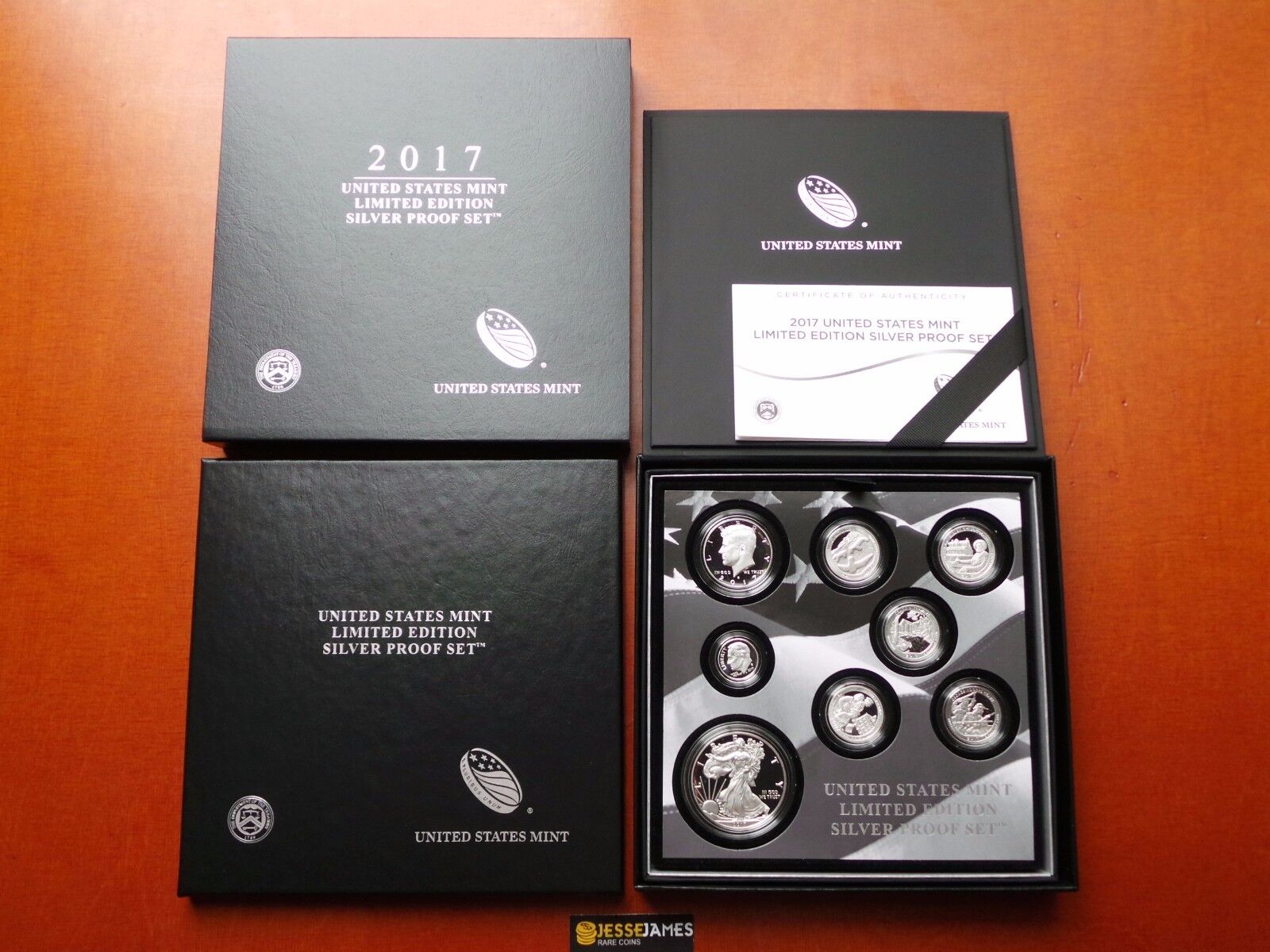 IN STOCK 2017 S PROOF SILVER EAGLE LIMITED EDITION PROOF SET 17RC IN OGP