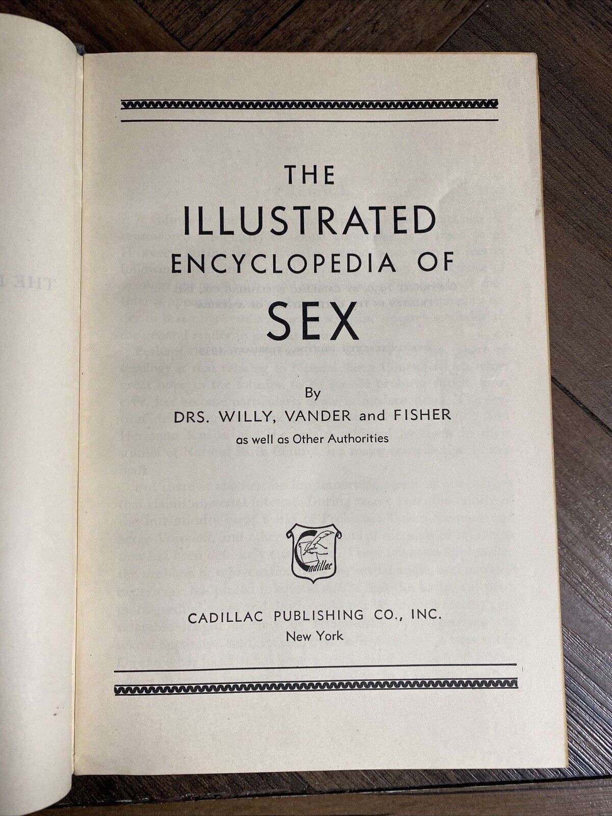 Vintage 1953 The Illustrated Encyclopedia Of Sex Dr Willy, Vander, Fisher