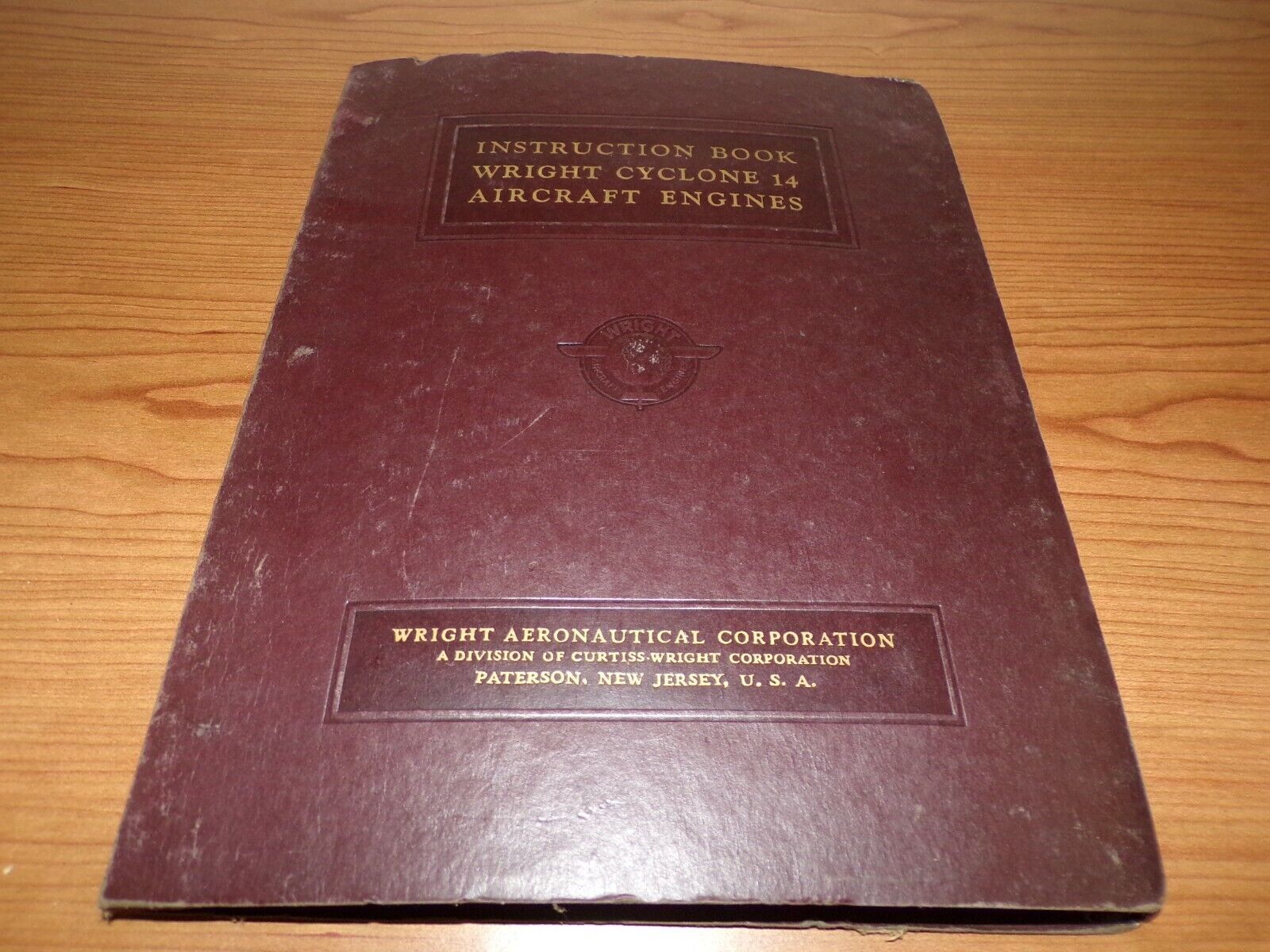 1940 Wright Cyclone 14 C14A Engine Installation Operation and Maintenance Manual