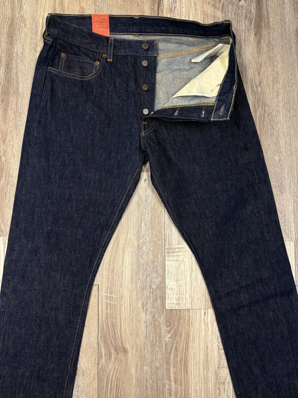 NWT Levi\'s LVC 1966 501 Jeans 32x32 Selvedge Big E