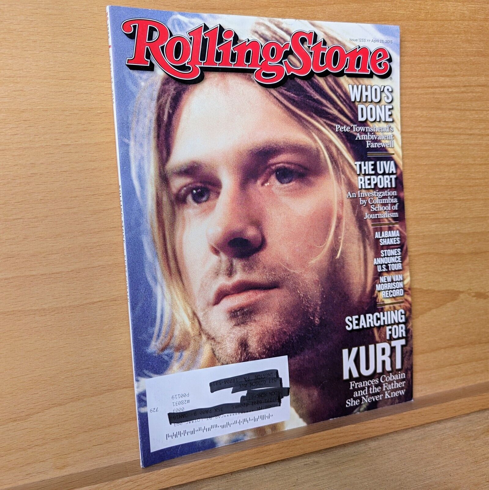 Rolling Stone Magazine Issue 1233 April 23 2015 Kurt Cobain Nirvana