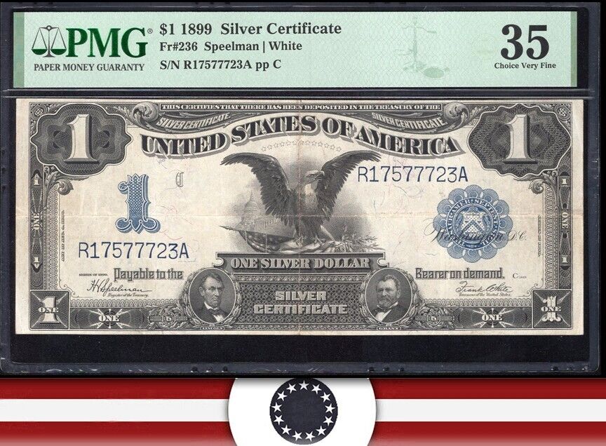 1899 $1 SILVER CERTIFICATE \