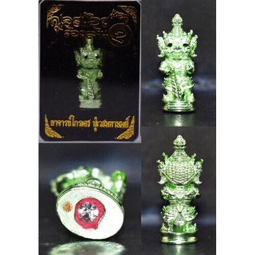 Thai  Amulet Tao Wessuwan  Ajan Krai Dech   Giant  Millionaire