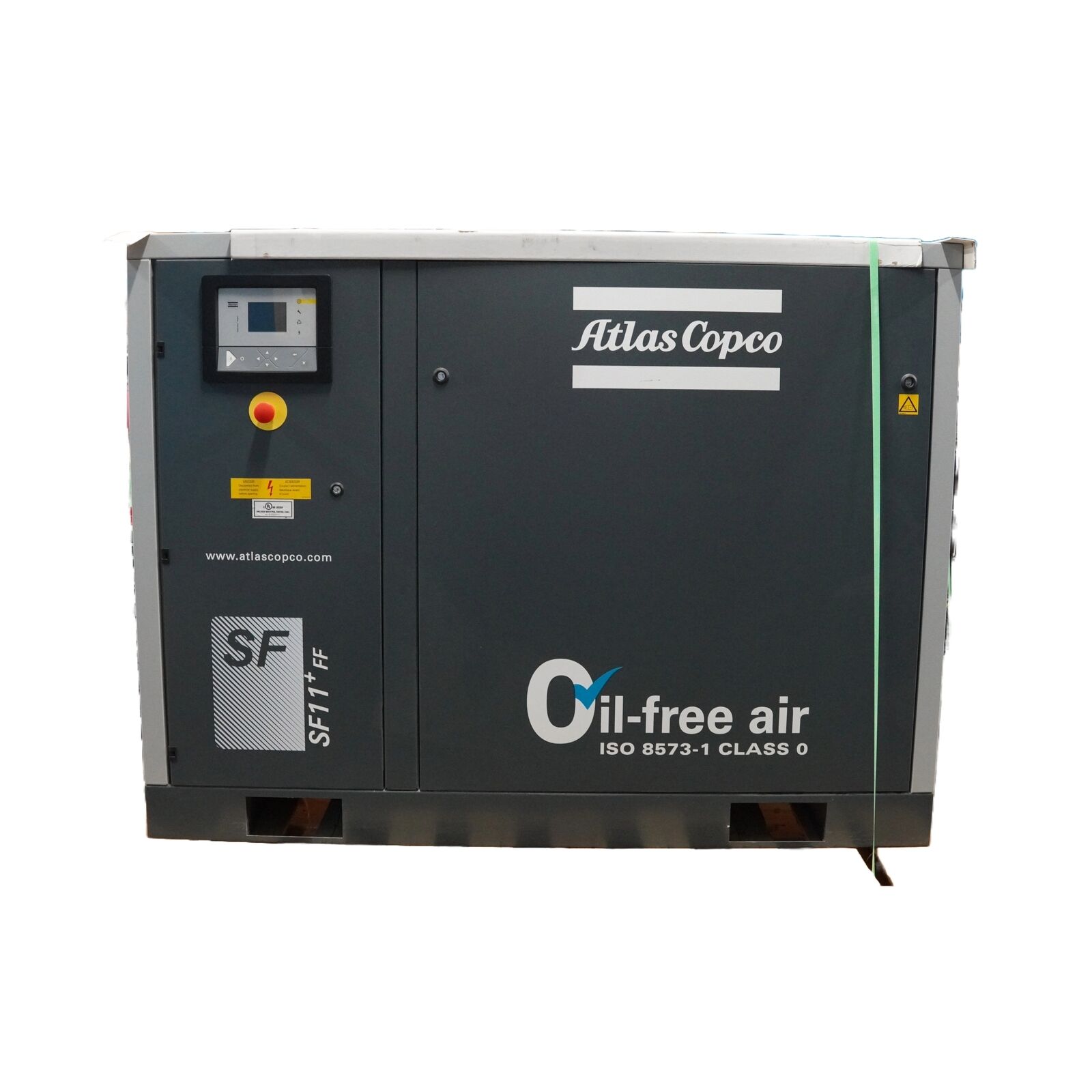 Atlas Copco 15 Hp Air Compressor Rotary Screw SF11+ Tankless Oil Free