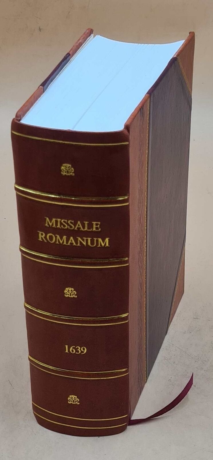 [Missale romanum. 1639 by Catholic Church [LEATHER BOUND]