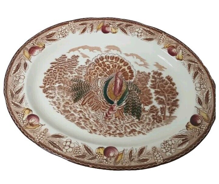 Vintage Pre-owned Turkey Platter Made In Japan