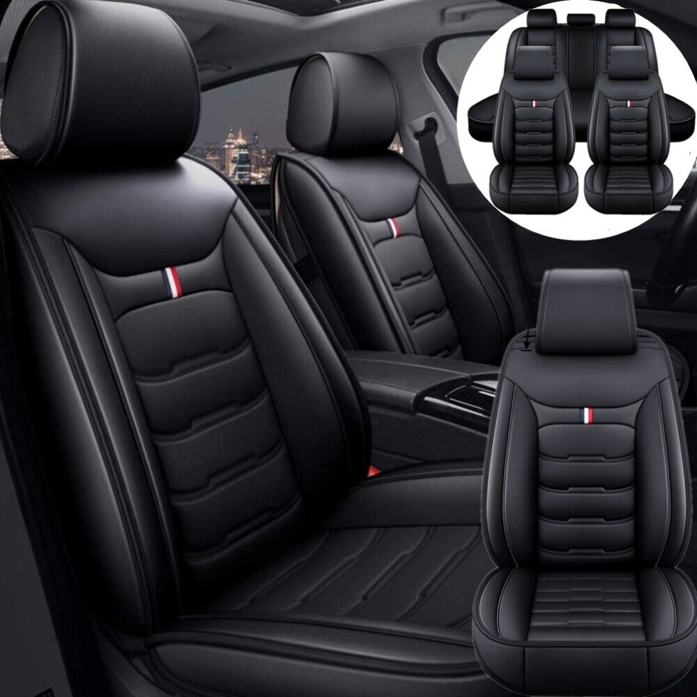 For Hyundai Tucson Accent Sonata Elantra Premium PU Leather Auto Car Seat Covers