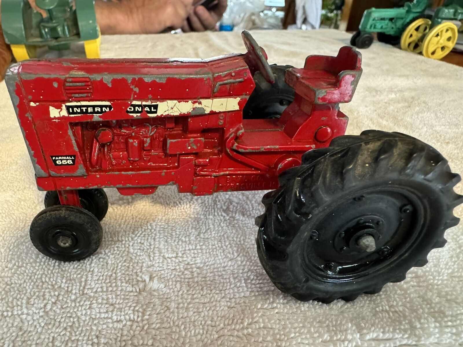 Vintage Farmall 656 Red International Tractor