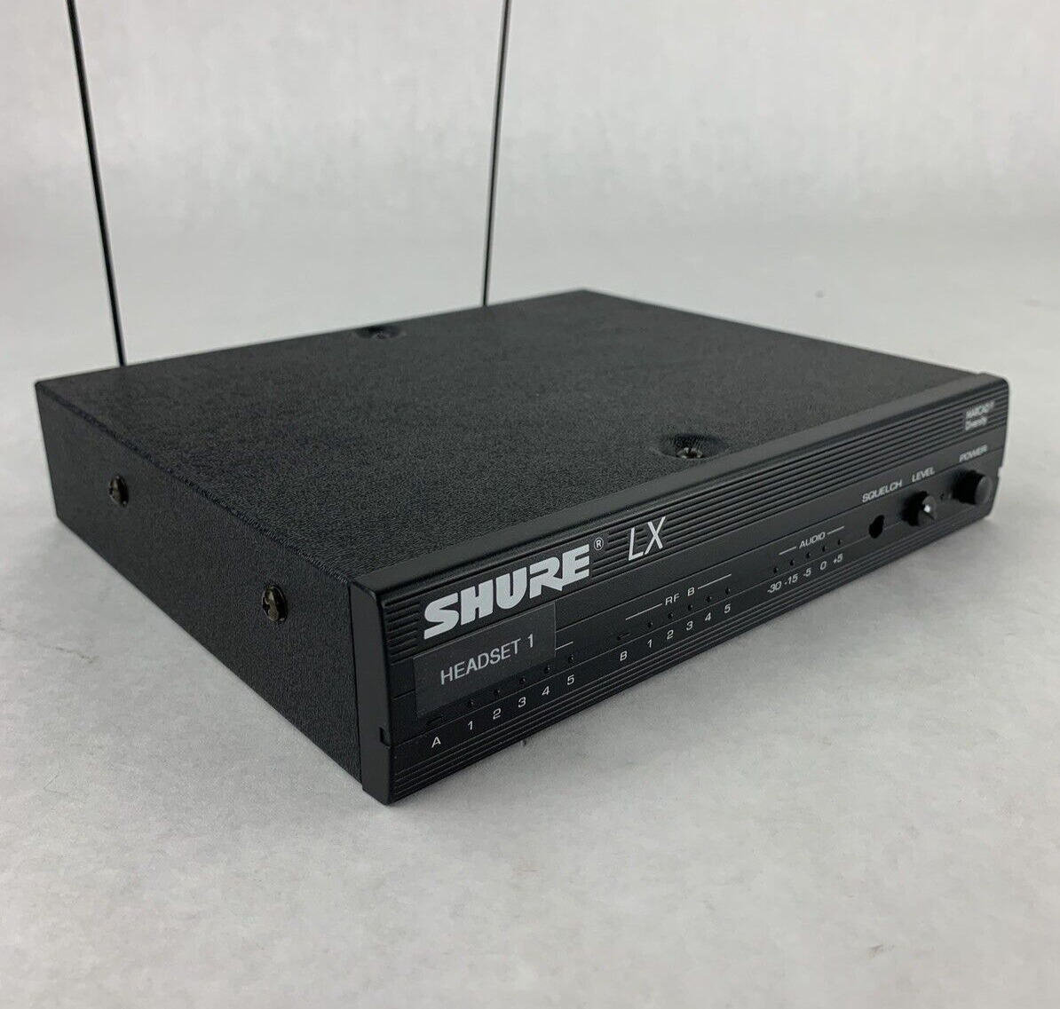 Vintage Shure LX4 Wireless Receiver Only Power Tested 2x Antenna
